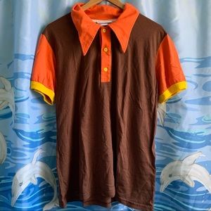 Big Bud Press Peanut Bitter cup colorblock polo
